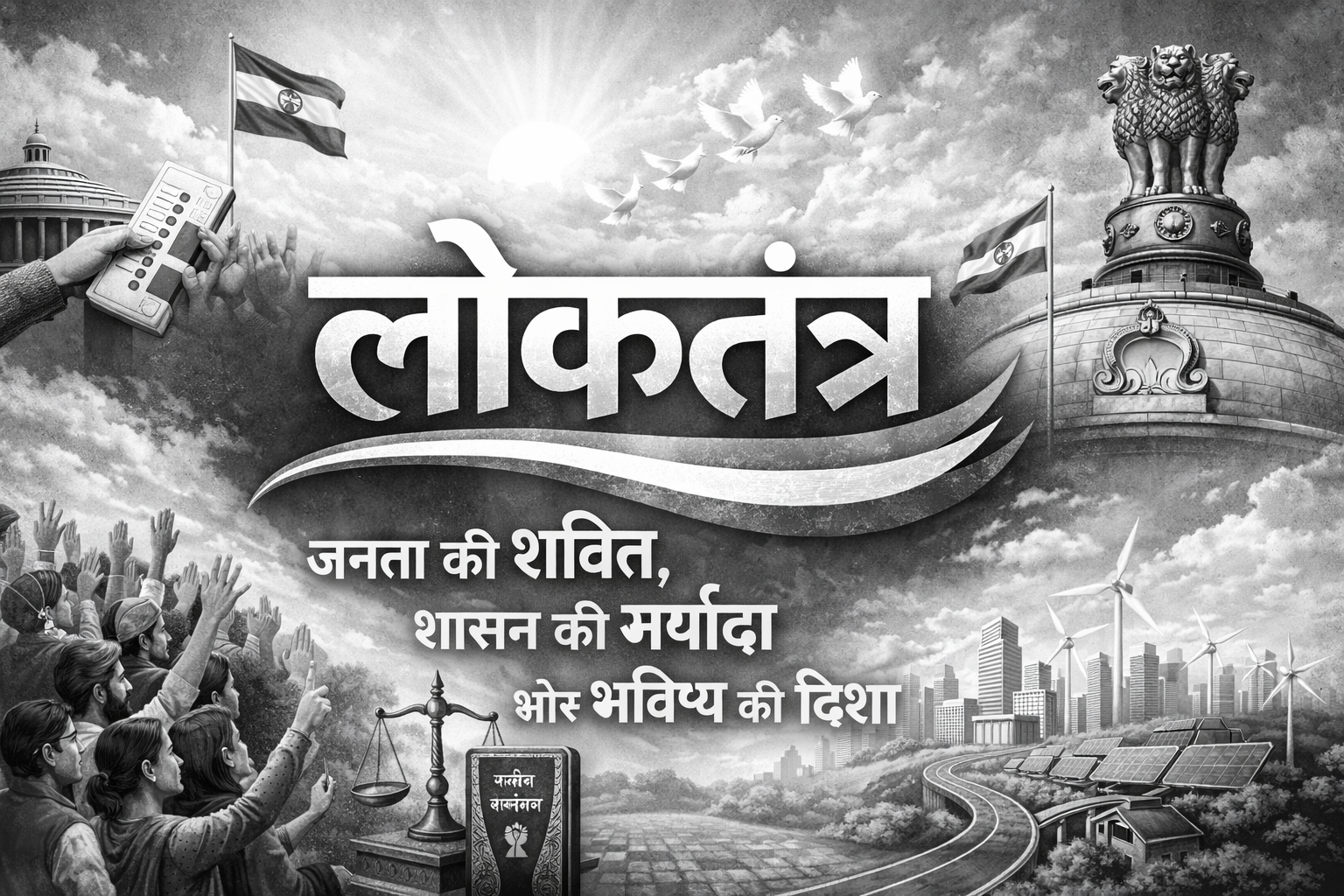 लोकतंत्र: जनता की शक्ति, शासन की मर्यादा और भविष्य की दिशा