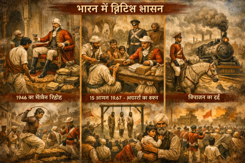 भारत मे ब्रिटिश शासन