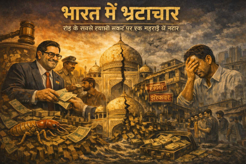 भारत मे भ्रष्टाचार: देश के सबसे गंभीर संकट की पूरी पड़ताल 